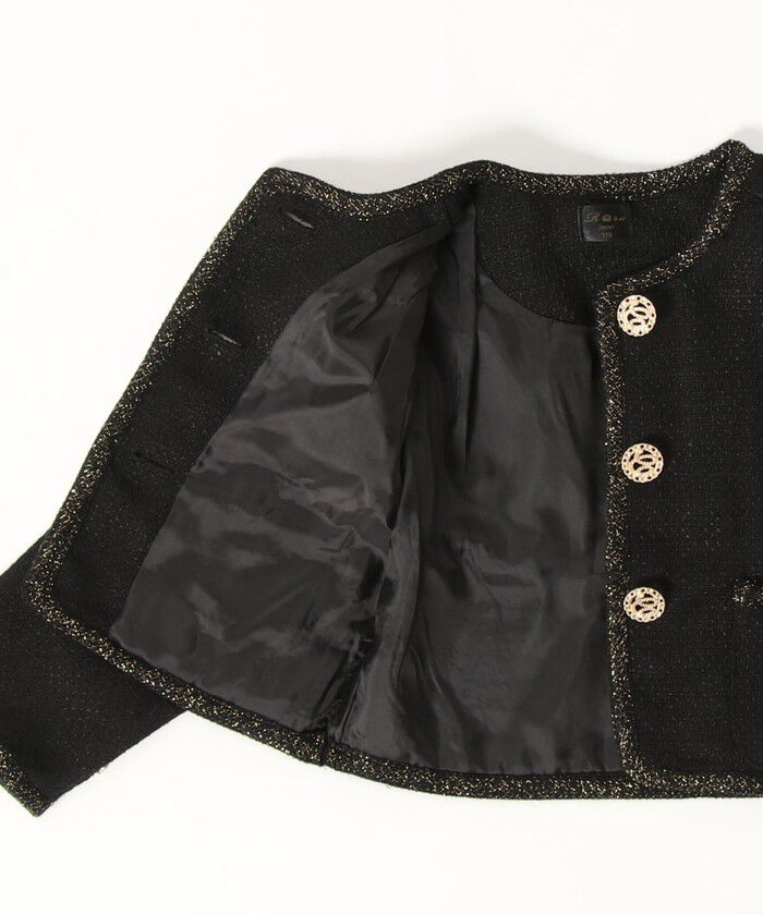 BACKYARD FAMILY「キッズ ジャケット 女の子 フォーマル 通販 ツイードジャケット 61012302」|その他|