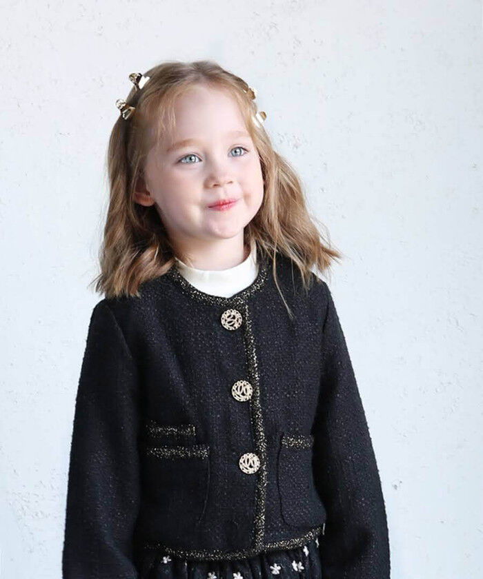 BACKYARD FAMILY「キッズ ジャケット 女の子 フォーマル 通販 ツイードジャケット 61012302」|その他|