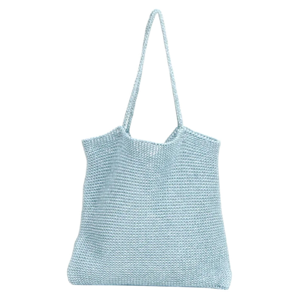 cache cache「cachecache カシュカシュ トートバッグ ラメ糸 通販 トートバック トート 手提げ」|トートバッグ|ブルー1