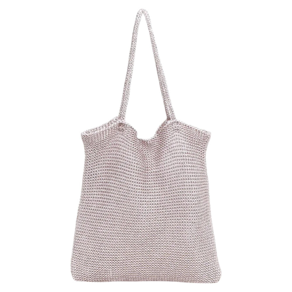 cache cache「cachecache カシュカシュ トートバッグ ラメ糸 通販 トートバック トート 手提げ」|トートバッグ|ピンク1