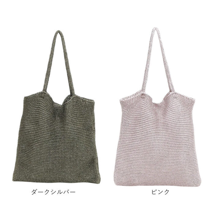 cache cache「cachecache カシュカシュ トートバッグ ラメ糸 通販 トートバック トート 手提げ」|トートバッグ|