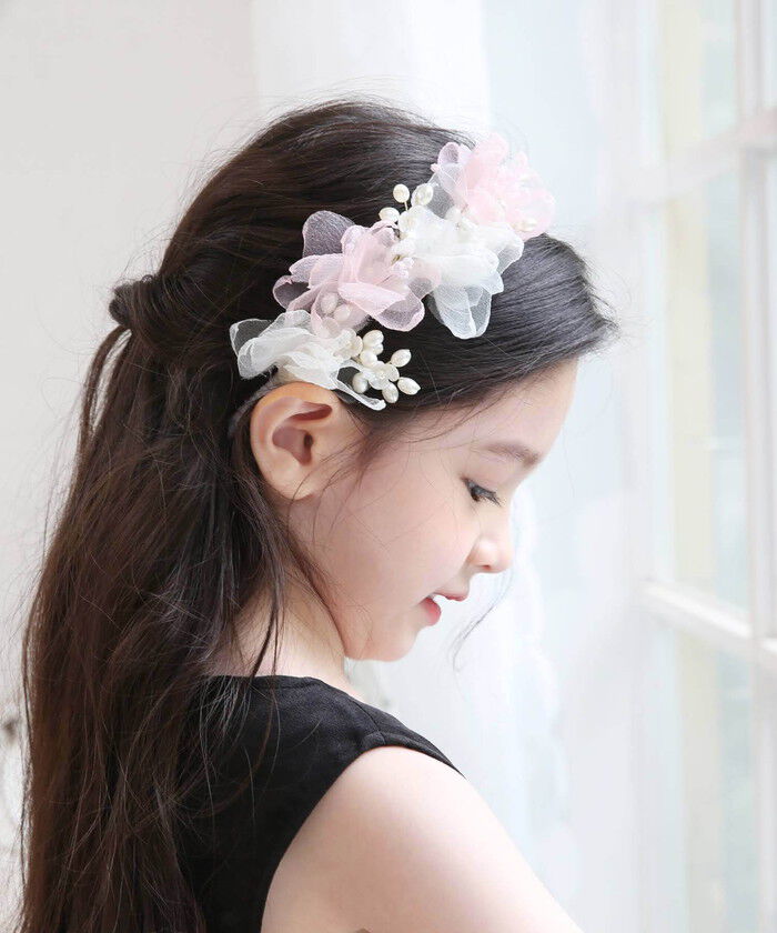 BACKYARD FAMILY「Rora カチューシャ キッズ 通販 ウェディング ヘッドドレス 髪飾り ヘアバンド 花 フラワー」|その他|