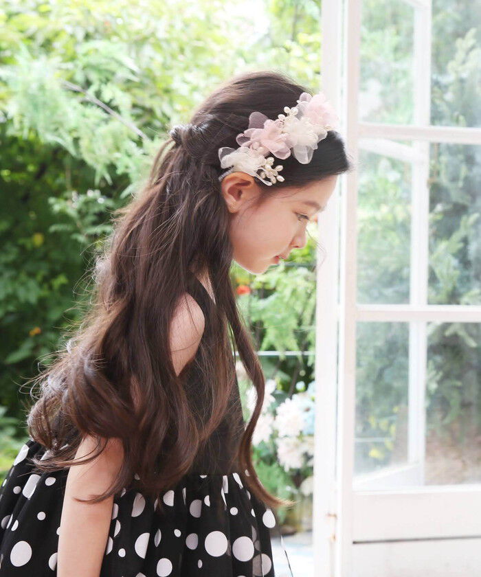 BACKYARD FAMILY「Rora カチューシャ キッズ 通販 ウェディング ヘッドドレス 髪飾り ヘアバンド 花 フラワー」|その他|