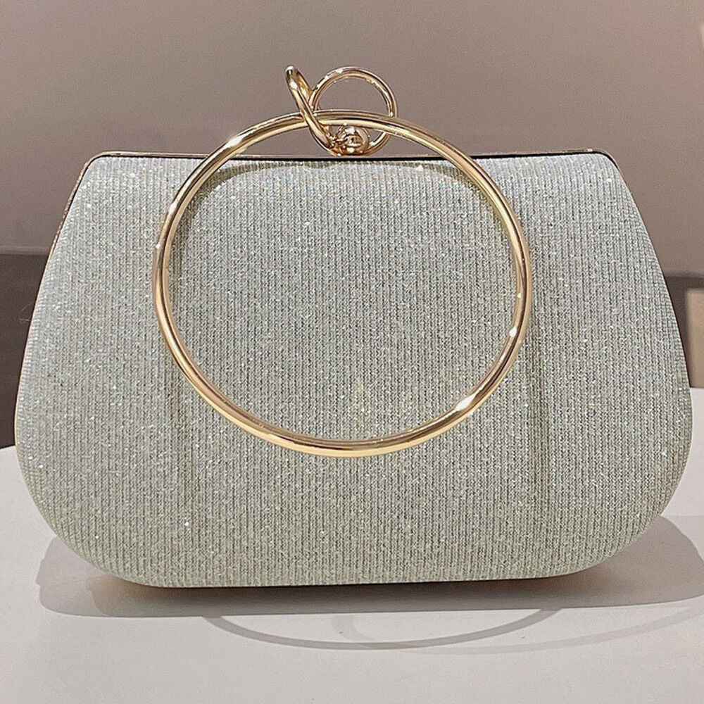 BACKYARD FAMILY「パーティーバッグ クラッチバッグ 通販 ハンドバッグ レディース 結婚式 成人式 パーティバッグ」|ハンドバッグ|シルバー1