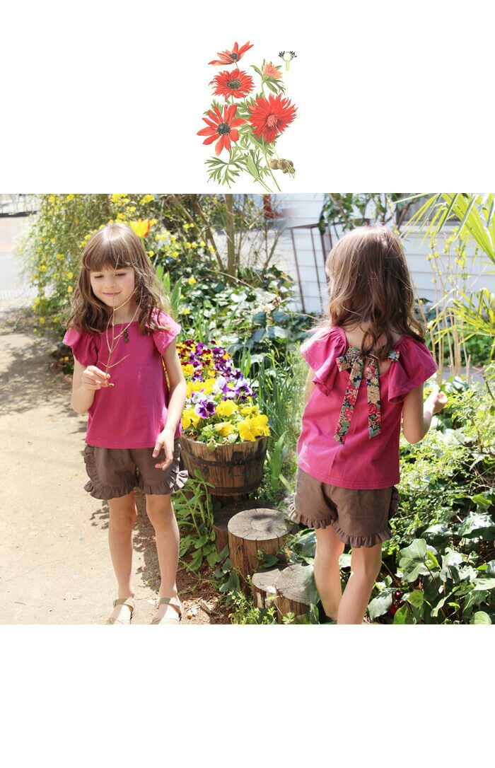 BACKYARD FAMILY「Rora キッズ Tシャツ 半袖 女の子 通販 ローラ カットソー 半袖Tシャツ 夏服」|その他|