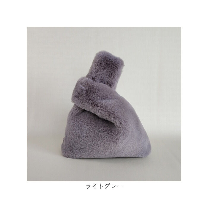 BACKYARD FAMILY「ファー ハンドバッグ 通販 ハンドバック ファーバッグ ファーバック レディース モコモコバッグ」|ハンドバッグ|