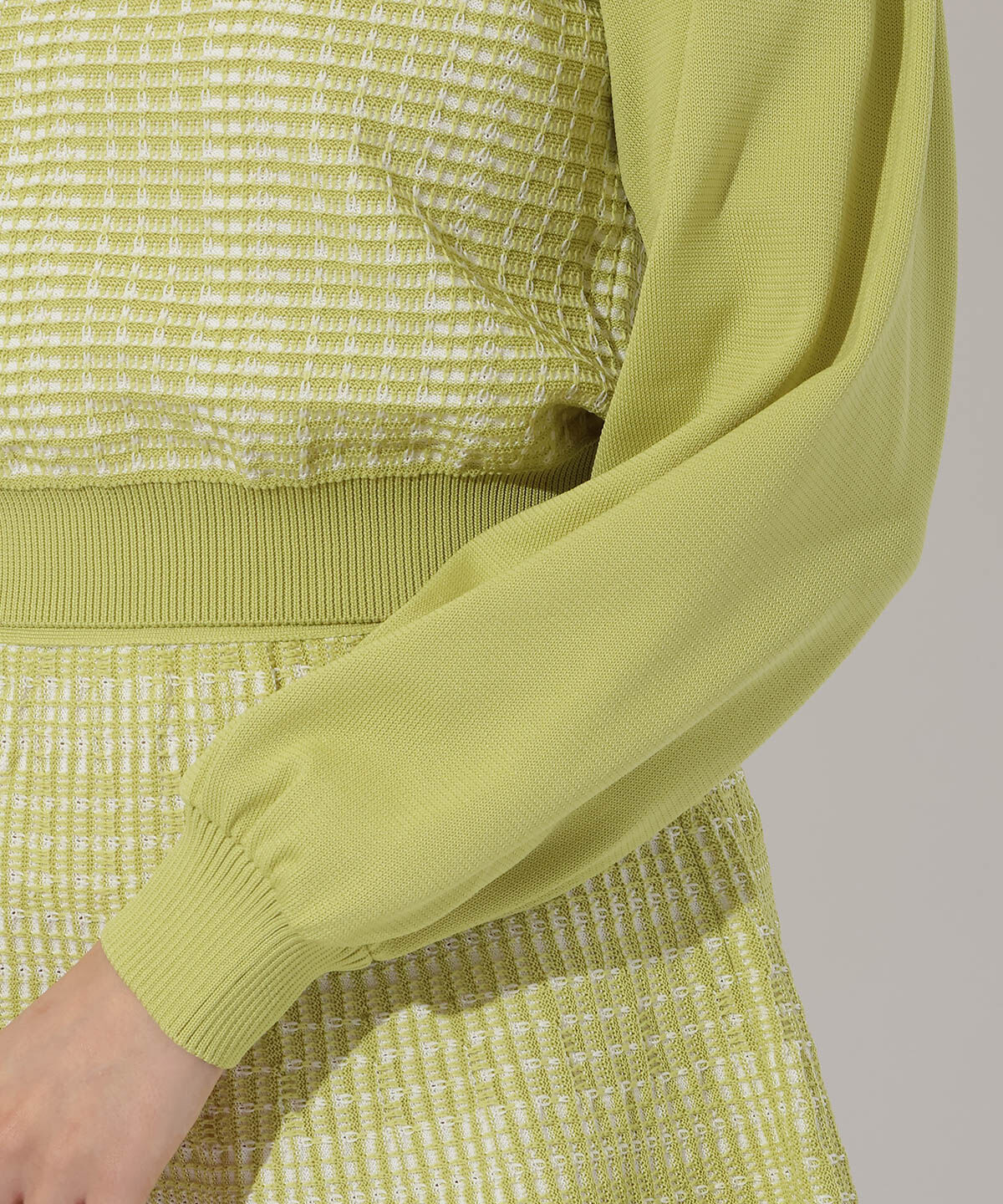 アンドクチュール「ジャガードニットプルオーバー」|ニット・セーター|