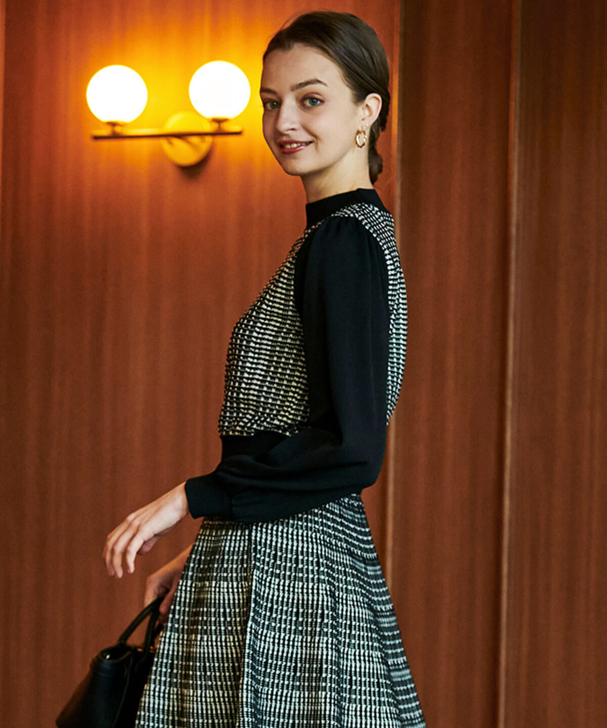 アンドクチュール「ジャガードニットプルオーバー」|ニット・セーター|