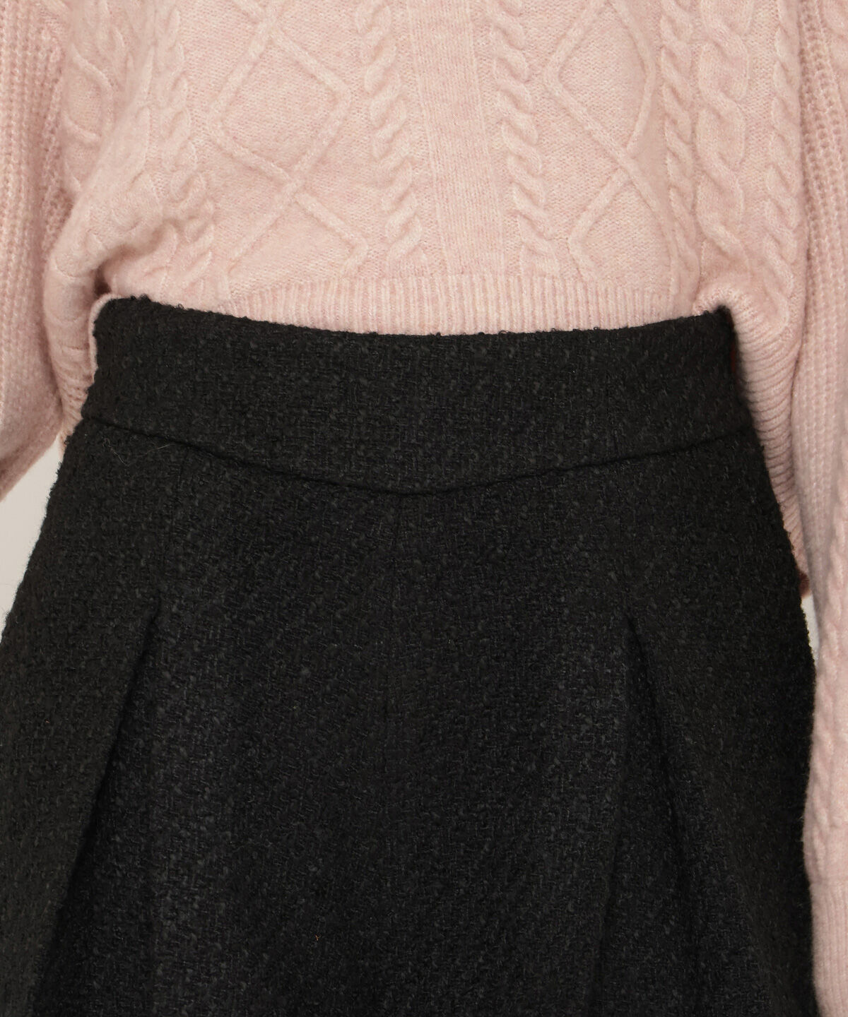 アンドクチュール「ツイードショートパンツ」|キュロット|