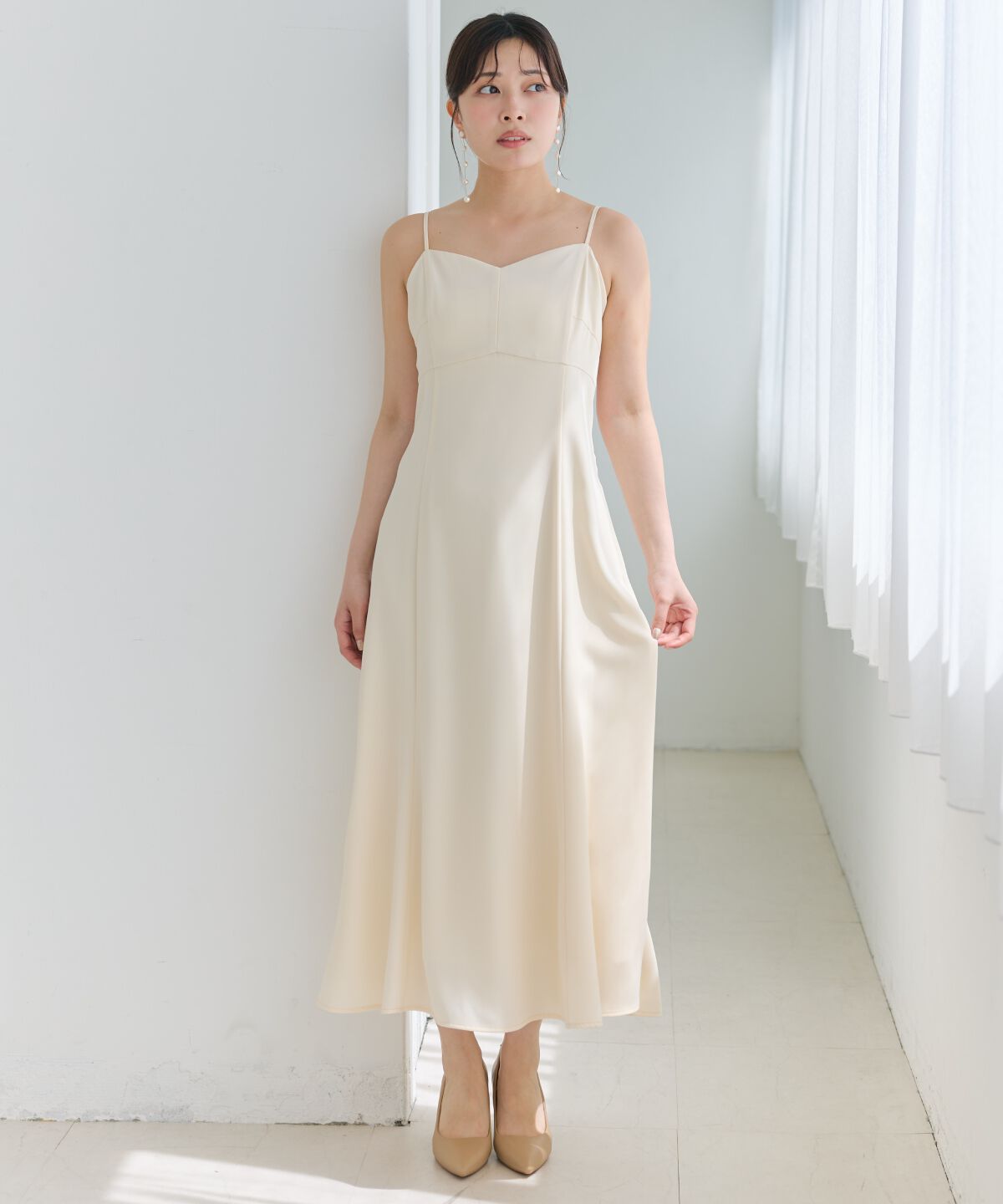 アンドクチュール「2WAYレースケープドレス」|ドレス|