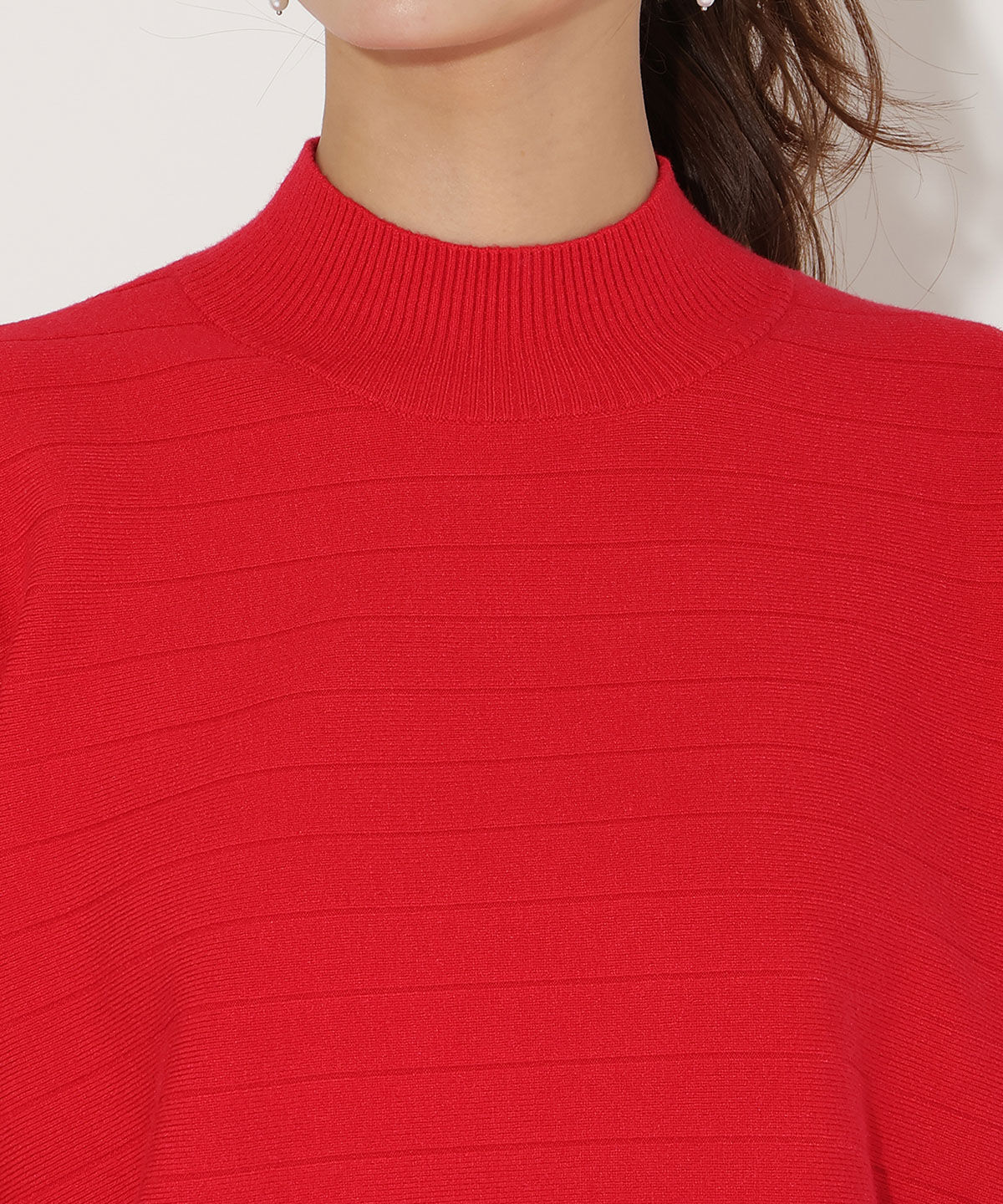 アンドクチュール「ワイドリブドルマンニット」|ニット・セーター|