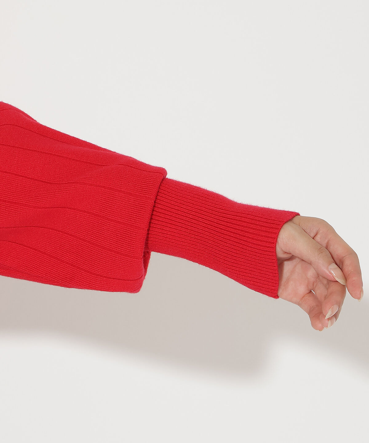 アンドクチュール「ワイドリブドルマンニット」|ニット・セーター|