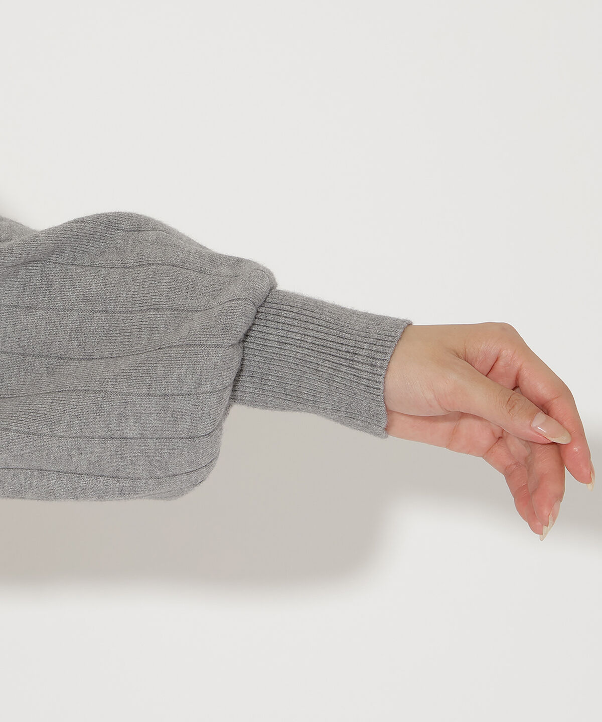 アンドクチュール「ワイドリブドルマンニット」|ニット・セーター|