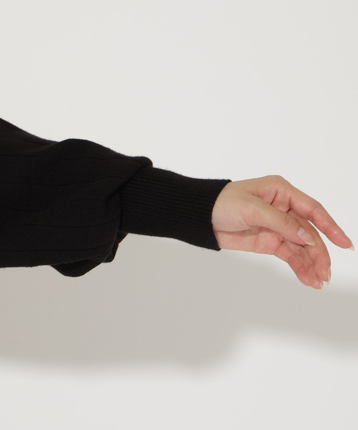 アンドクチュール「ワイドリブドルマンニット」|ニット・セーター|