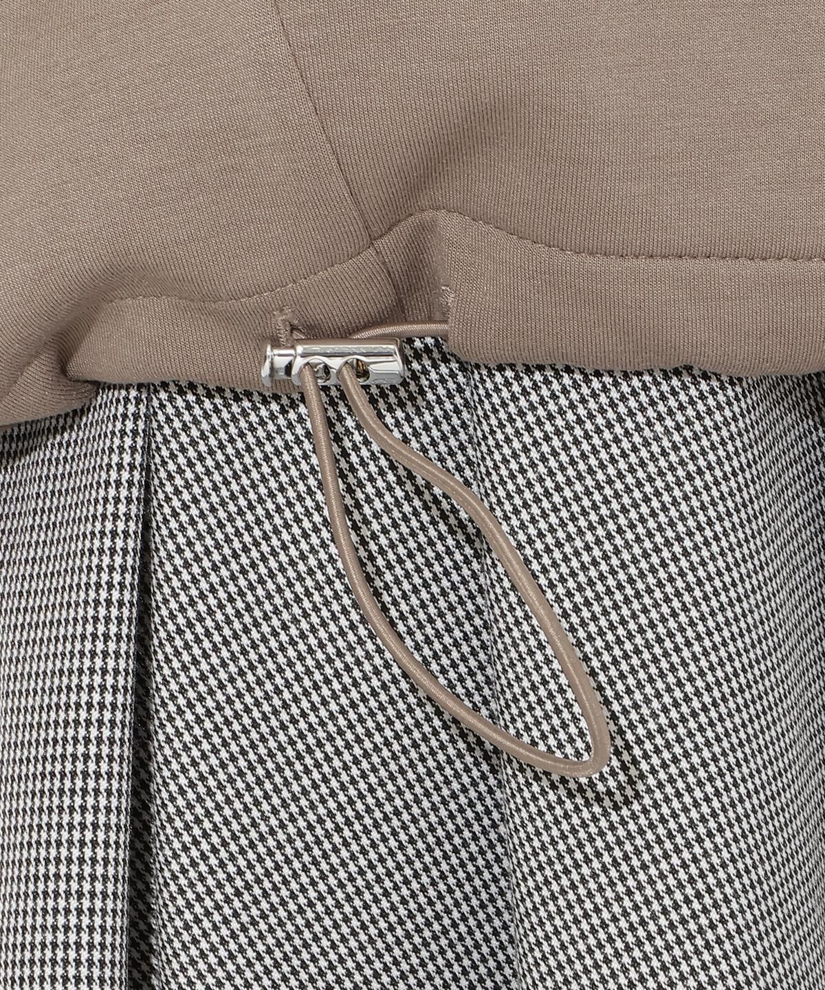 アンドクチュール「ダンボールポンチフードジップパーカー」|パーカー|