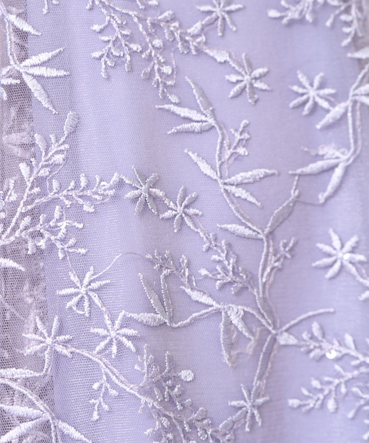 アンドクチュール「ラメボタニカルレースレイヤードドレス」|ドレス|