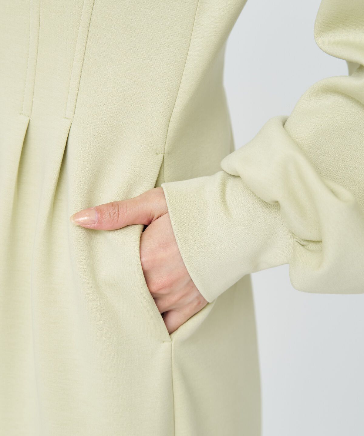 アンドクチュール「フード付きZIPワンピース」|ワンピース|