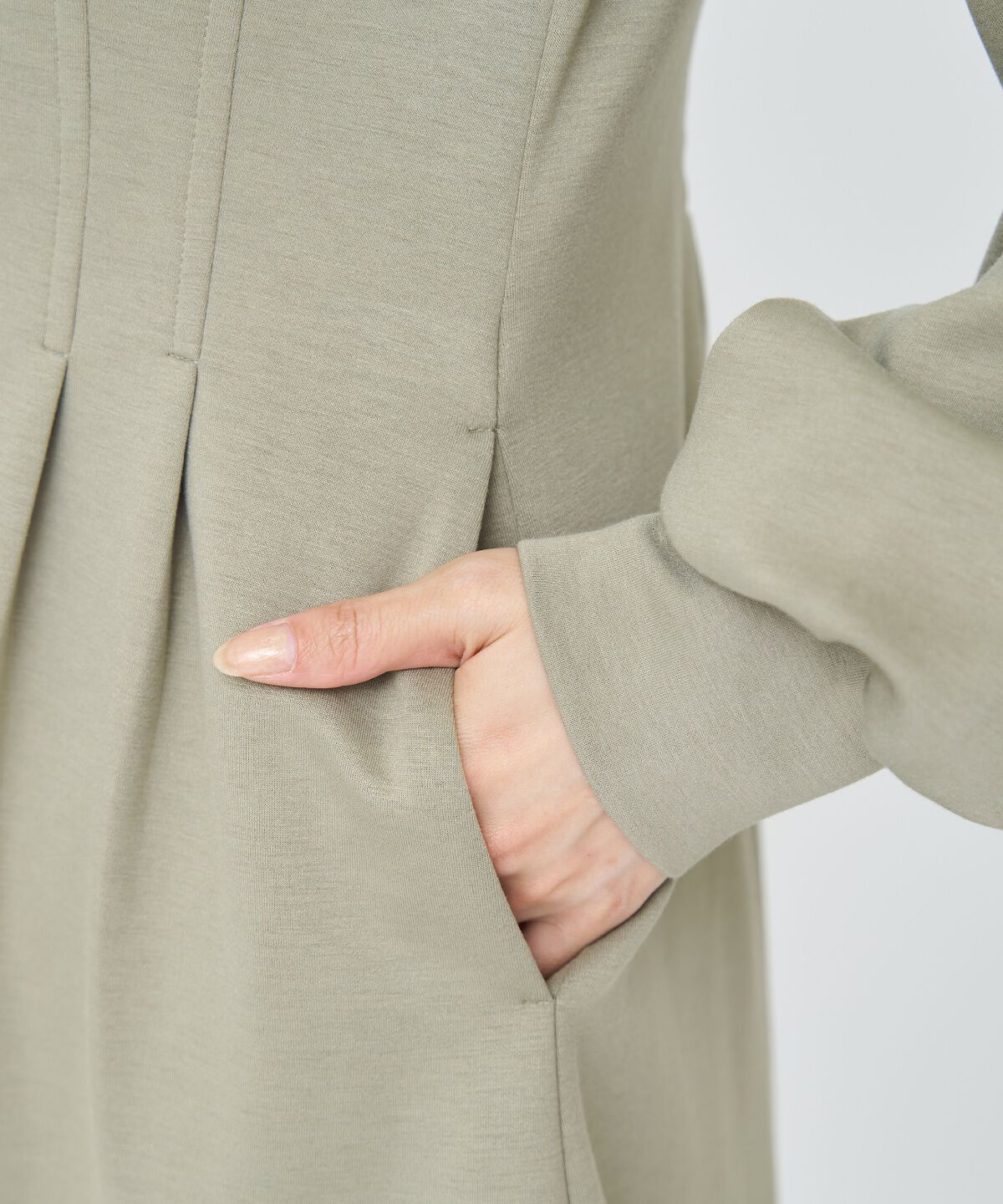 アンドクチュール「フード付きZIPワンピース」|ワンピース|