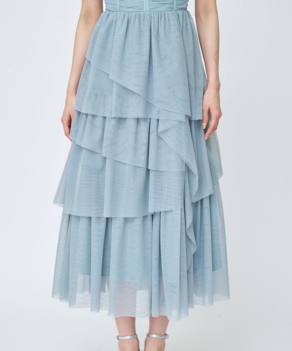 アンドクチュール「チュールギャザードレス」|ドレス|