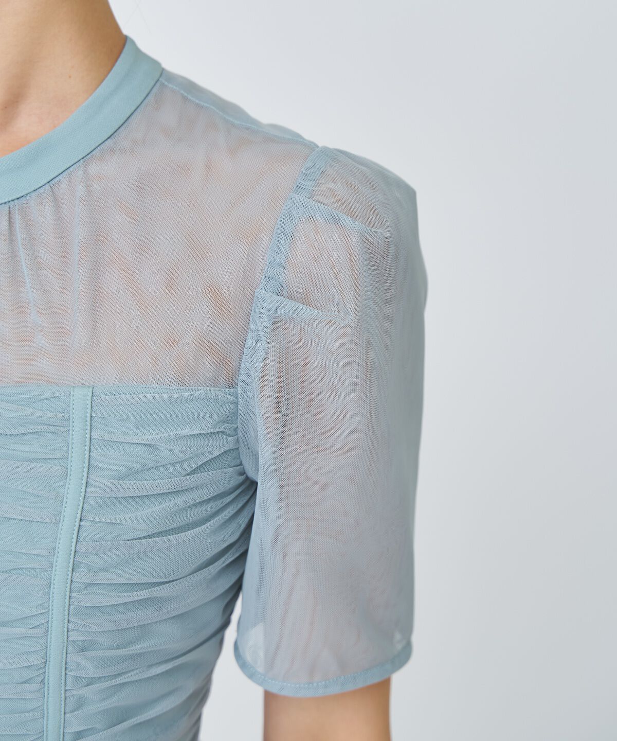 アンドクチュール「チュールギャザードレス」|ドレス|