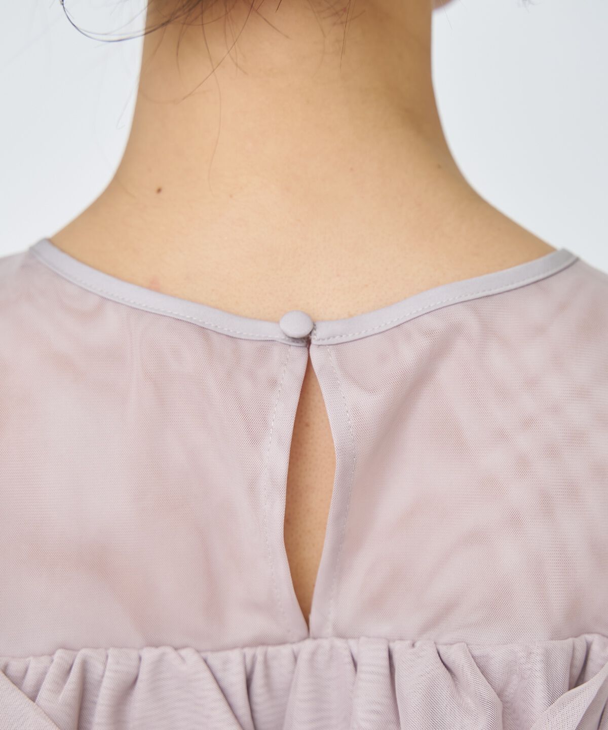 アンドクチュール「チュールレイヤードスパンコールドレス」|ドレス|