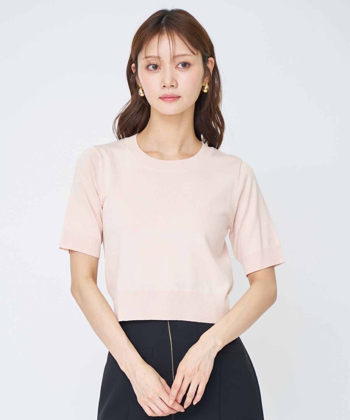 アンドクチュール「ケーブル編みカーディガンアンサンブル」|カーディガン|