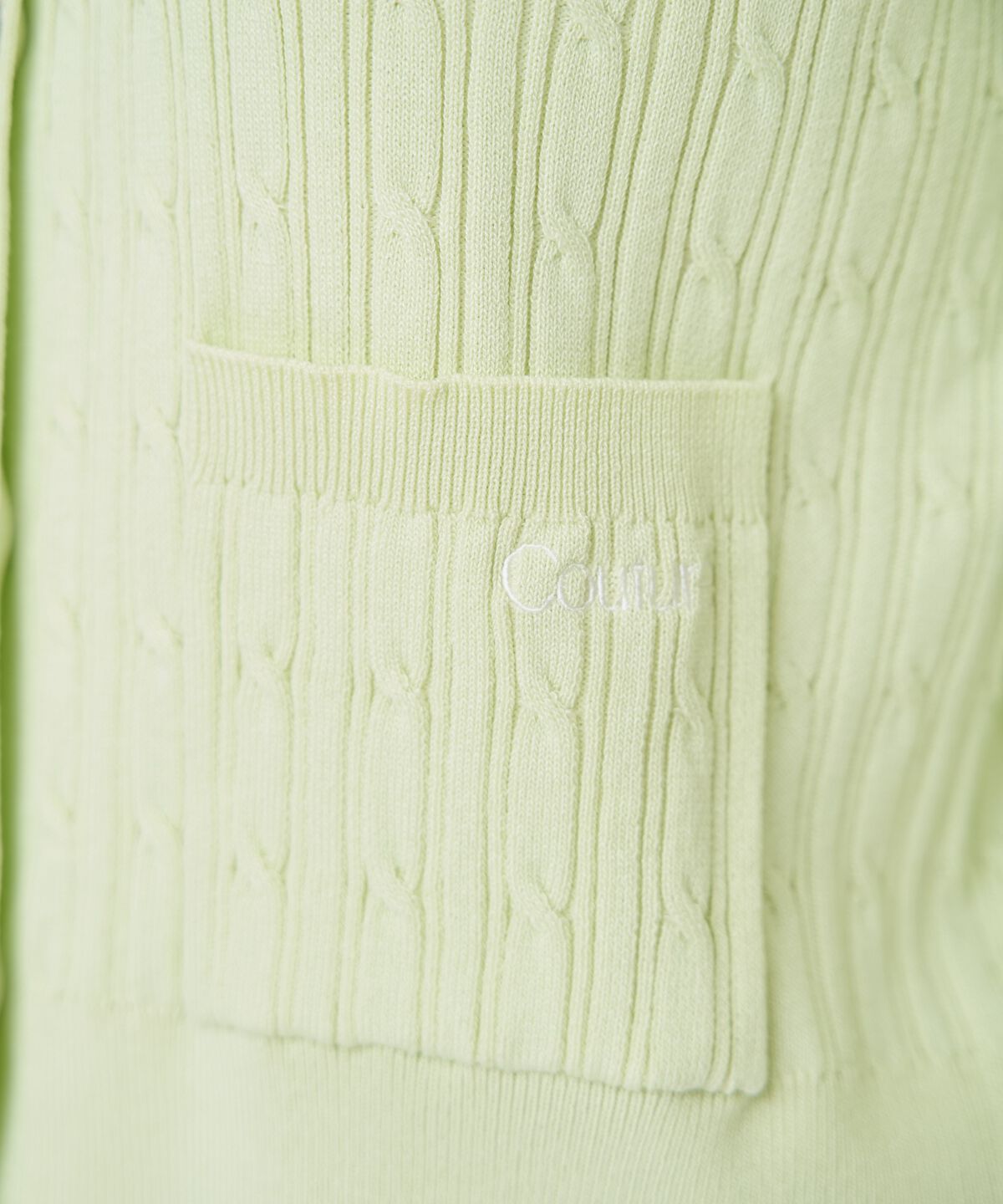 アンドクチュール「ケーブル編みカーディガンアンサンブル」|カーディガン|