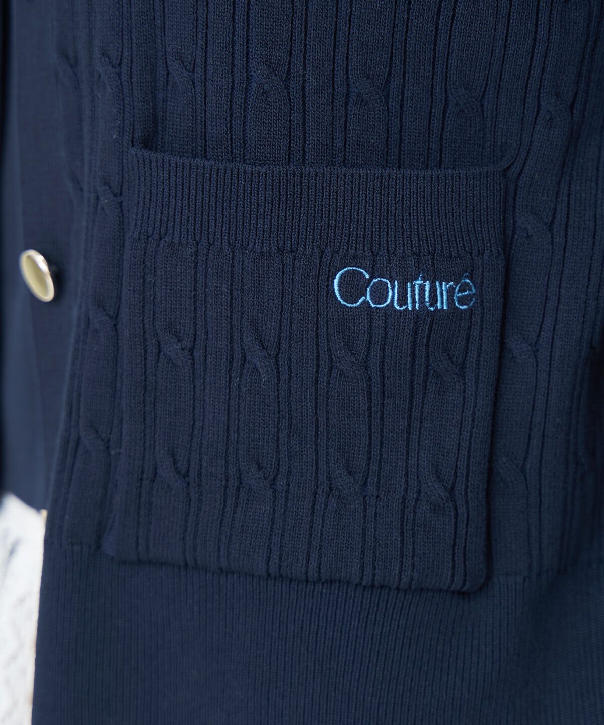 アンドクチュール「ケーブル編みカーディガンアンサンブル」|カーディガン|