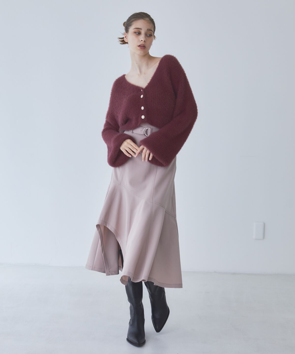 REDYAZEL「アシメフレアスカート」|フレア|