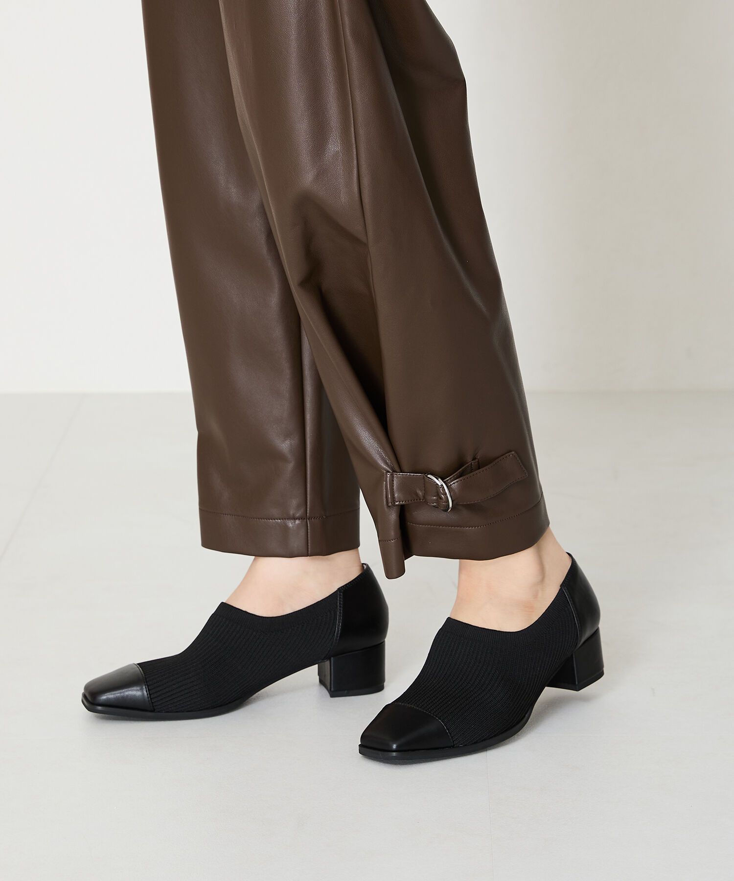 WA Oriental TRaffic「●2024秋冬新作●甲深ニットドッキングパンプス/42309」|パンプス|