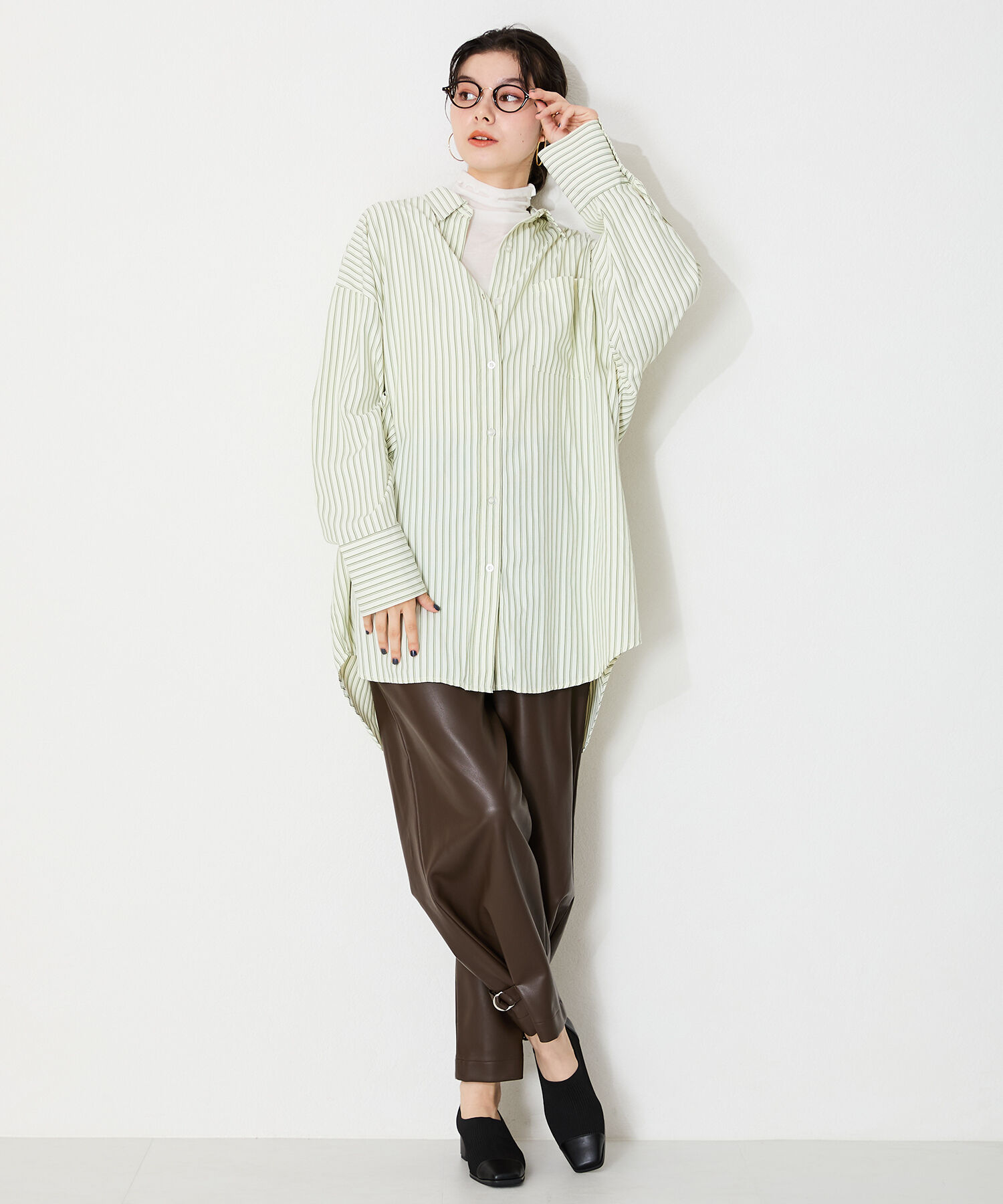 WA Oriental TRaffic「●2024秋冬新作●甲深ニットドッキングパンプス/42309」|パンプス|