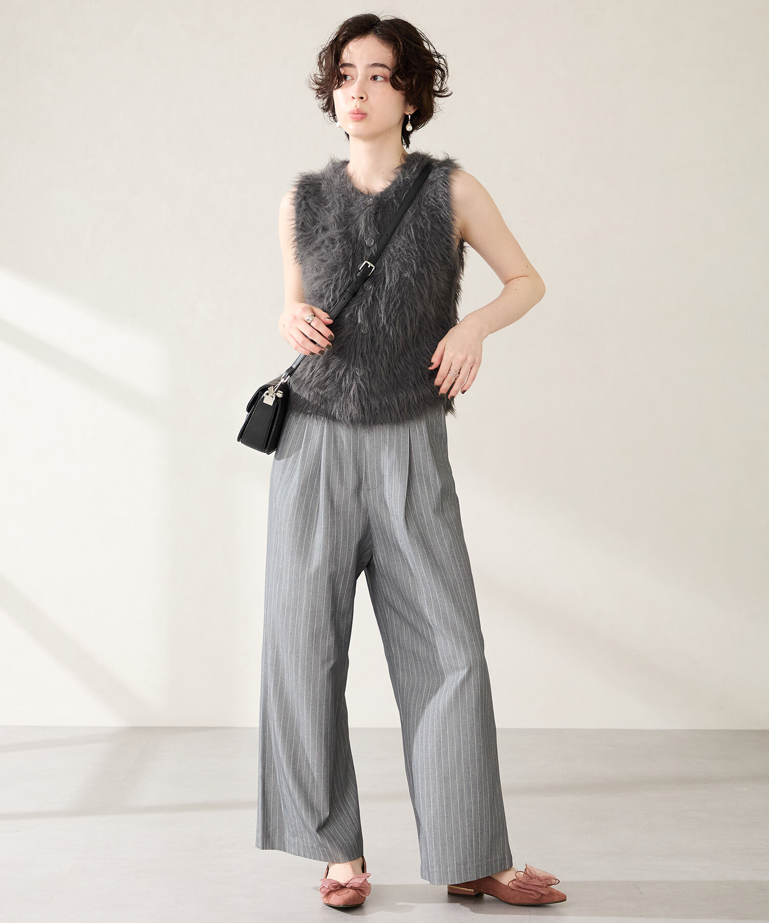 ORiental TRaffic「ビッグ チュールリボン パンプス /51321 フラット」|パンプス|