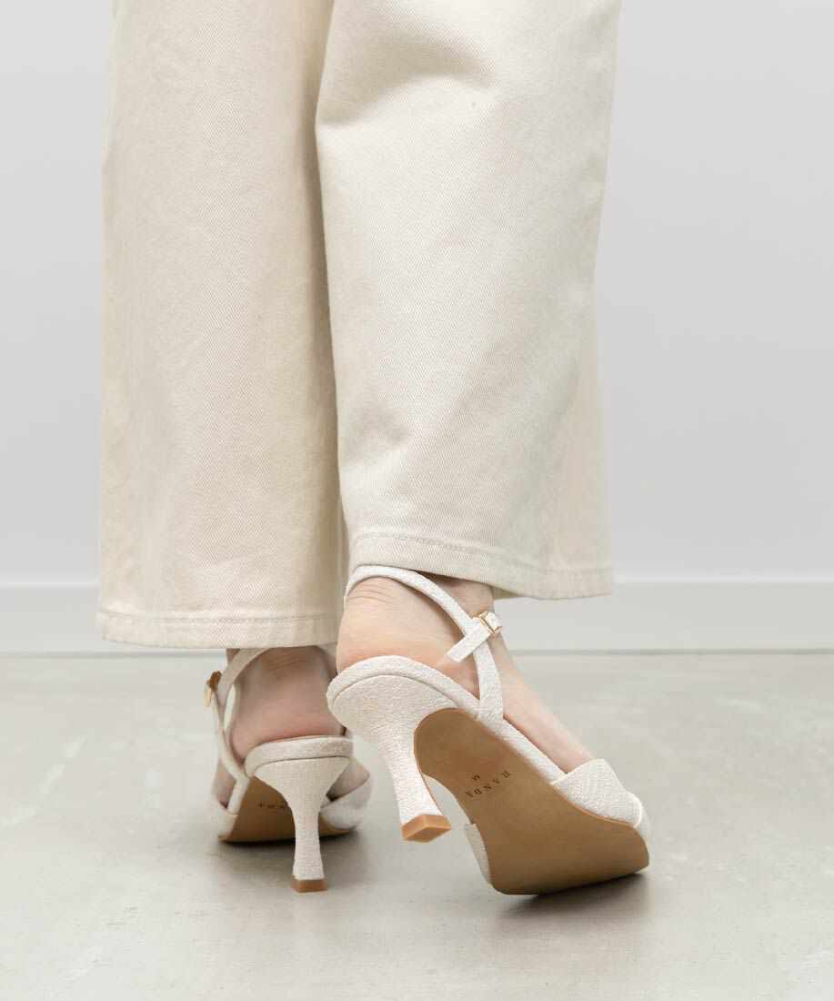  「ビジューパーツストラップパンプス」|パンプス|