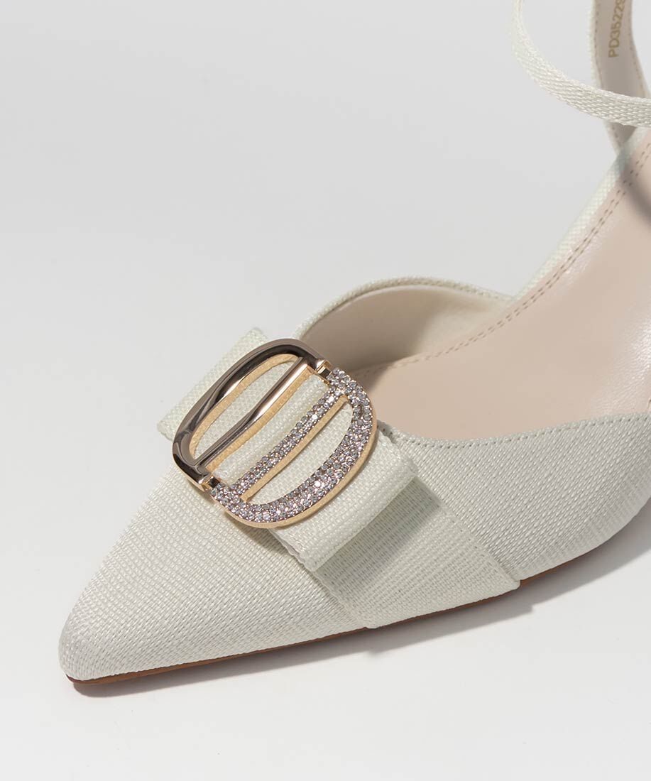  「ビジューパーツストラップパンプス」|パンプス|