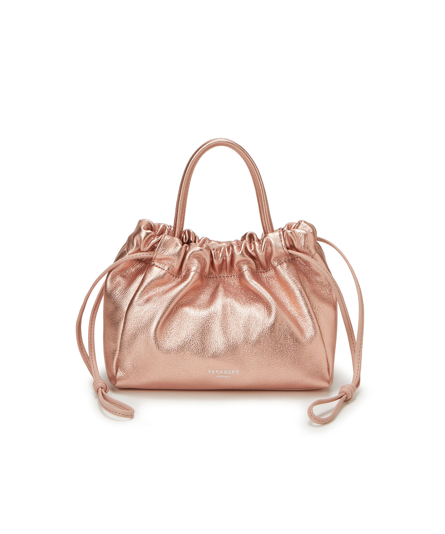 TOPKAPI TREASURE「【TREASURE TOPKAPI】シュリンクレザー 2WAY 巾着 ショルダーバッグ 」|ショルダー・メッセンジャー|