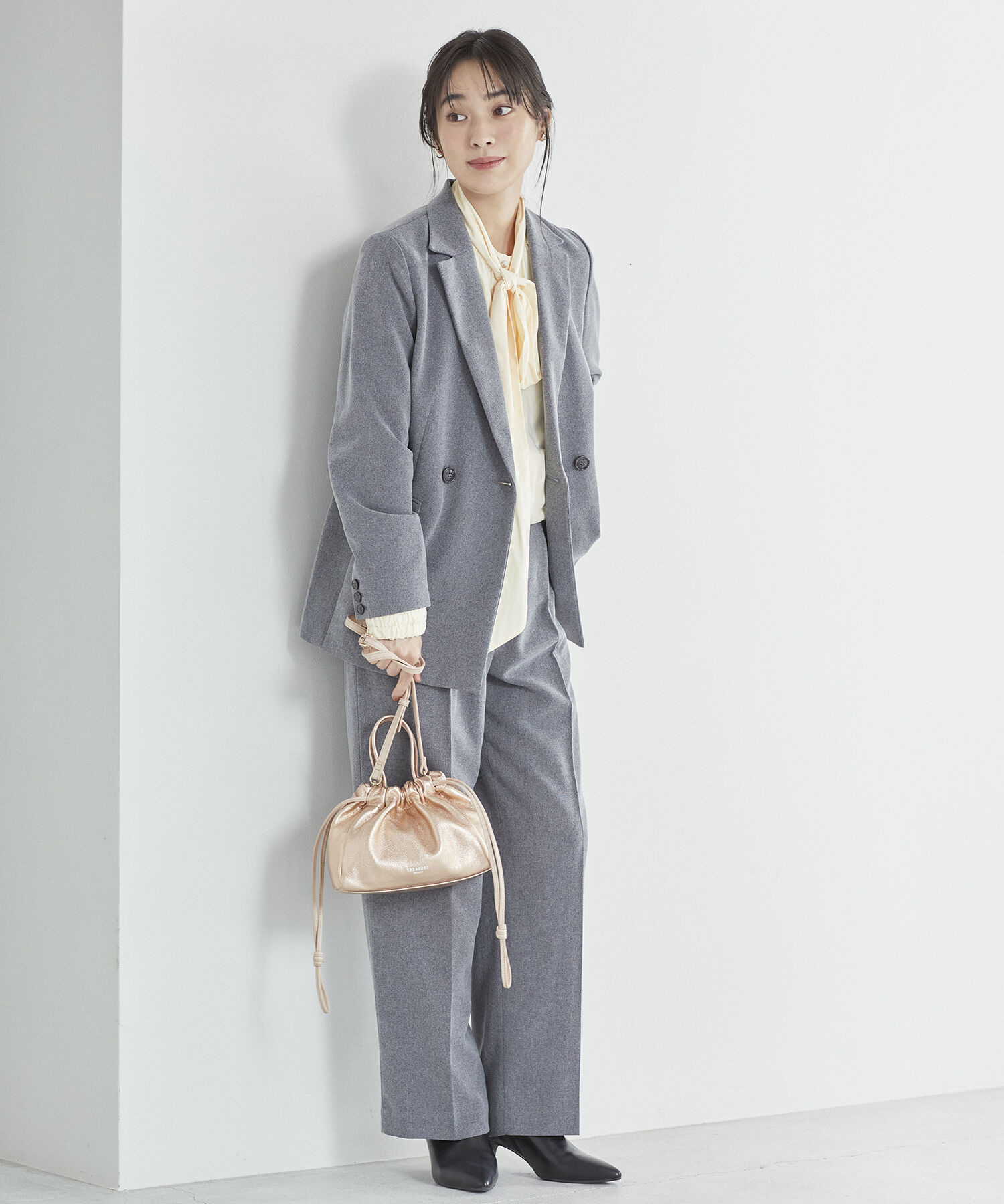 TOPKAPI TREASURE「【TREASURE TOPKAPI】シュリンクレザー 2WAY 巾着 ショルダーバッグ 」|ショルダー・メッセンジャー|