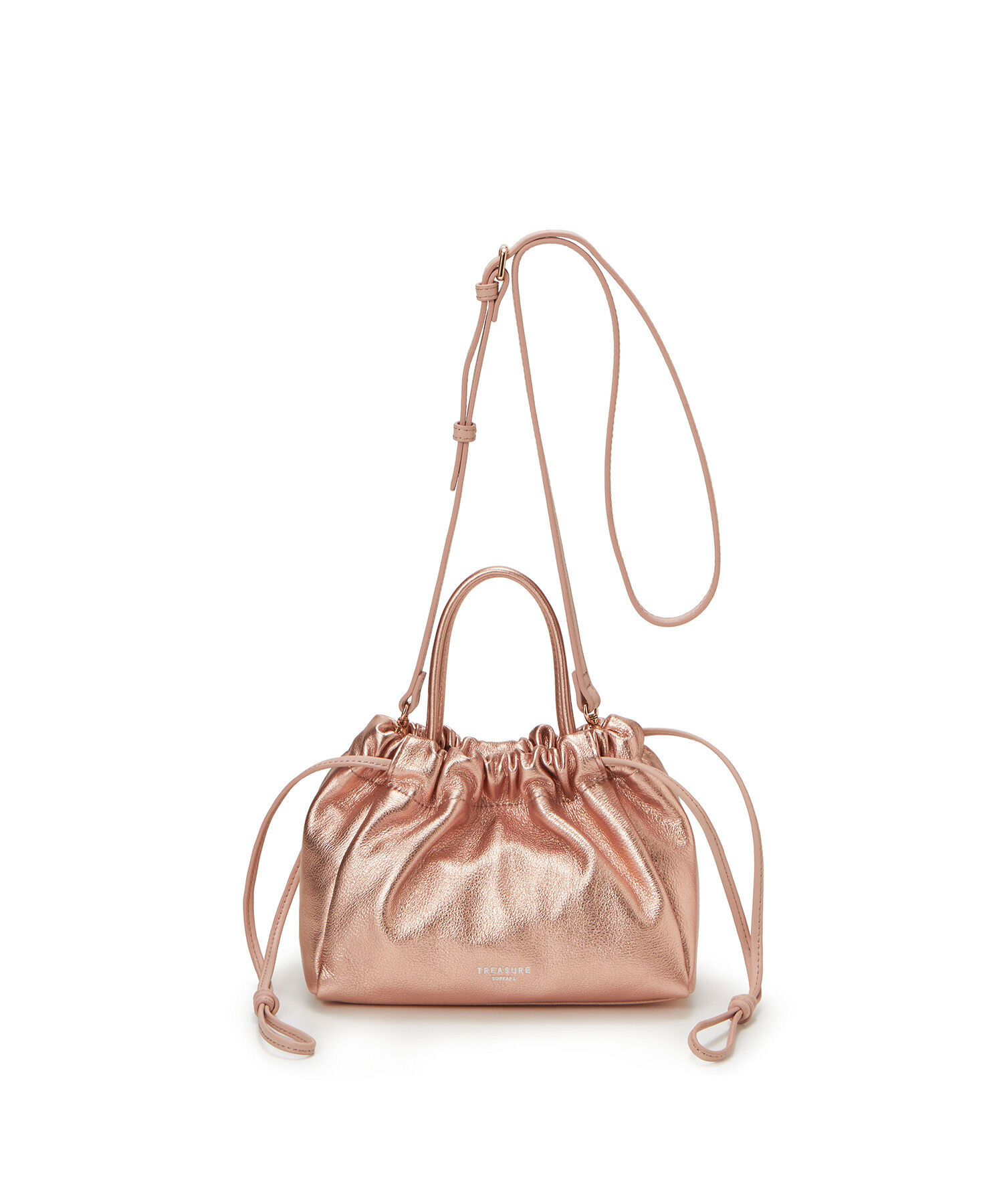 TOPKAPI TREASURE「【TREASURE TOPKAPI】シュリンクレザー 2WAY 巾着 ショルダーバッグ 」|ショルダー・メッセンジャー|