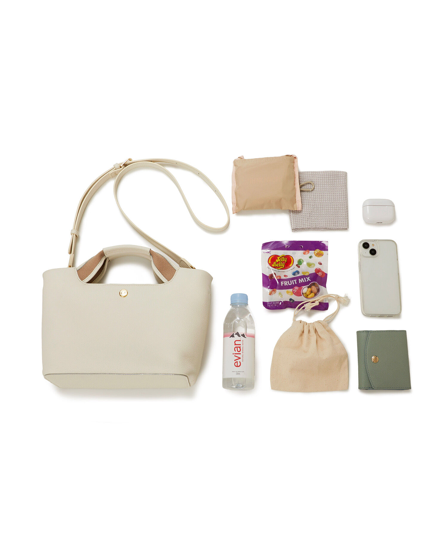 TOPKAPI TREASURE「【TREASURE TOPKAPI】ソフトシュリンク テープハンドル ショルダー付きミニ トート バッグ」|トートバッグ|