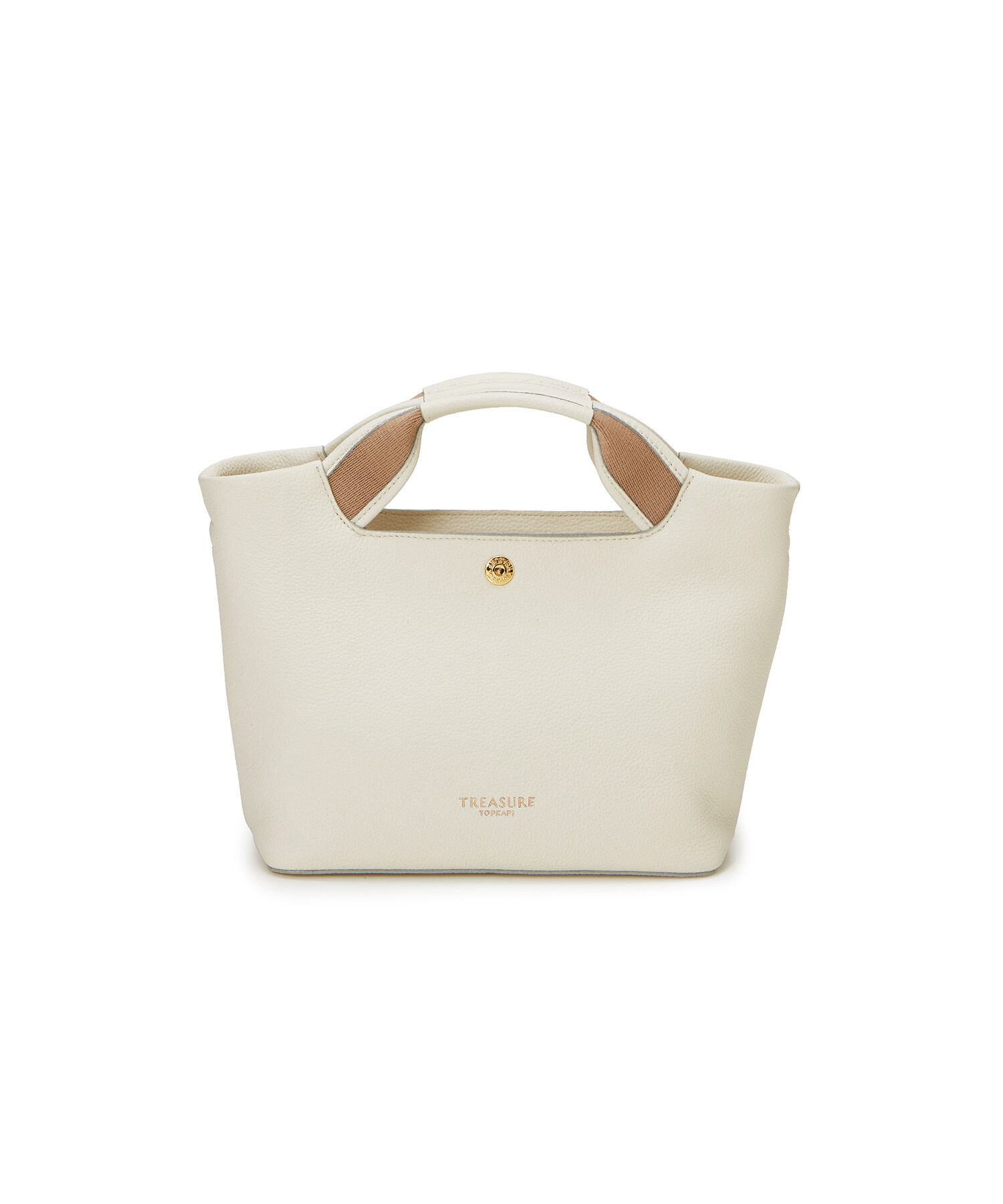 TOPKAPI TREASURE「【TREASURE TOPKAPI】ソフトシュリンク テープハンドル ショルダー付きミニ トート バッグ」|トートバッグ|