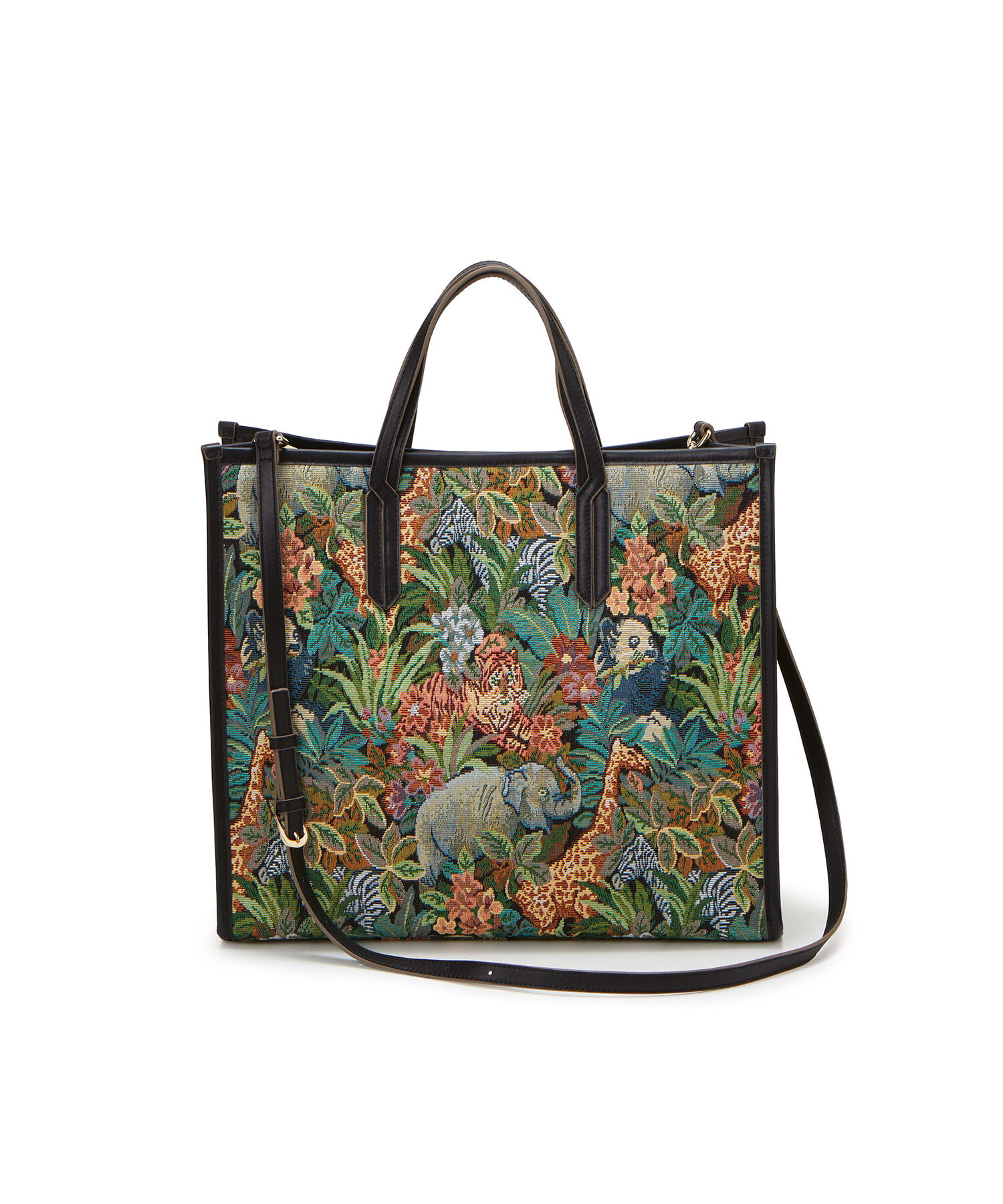 TOPKAPI TREASURE「【TREASURE TOPKAPI】ジャガード アニマル モチーフ トート バッグ」|トートバッグ|