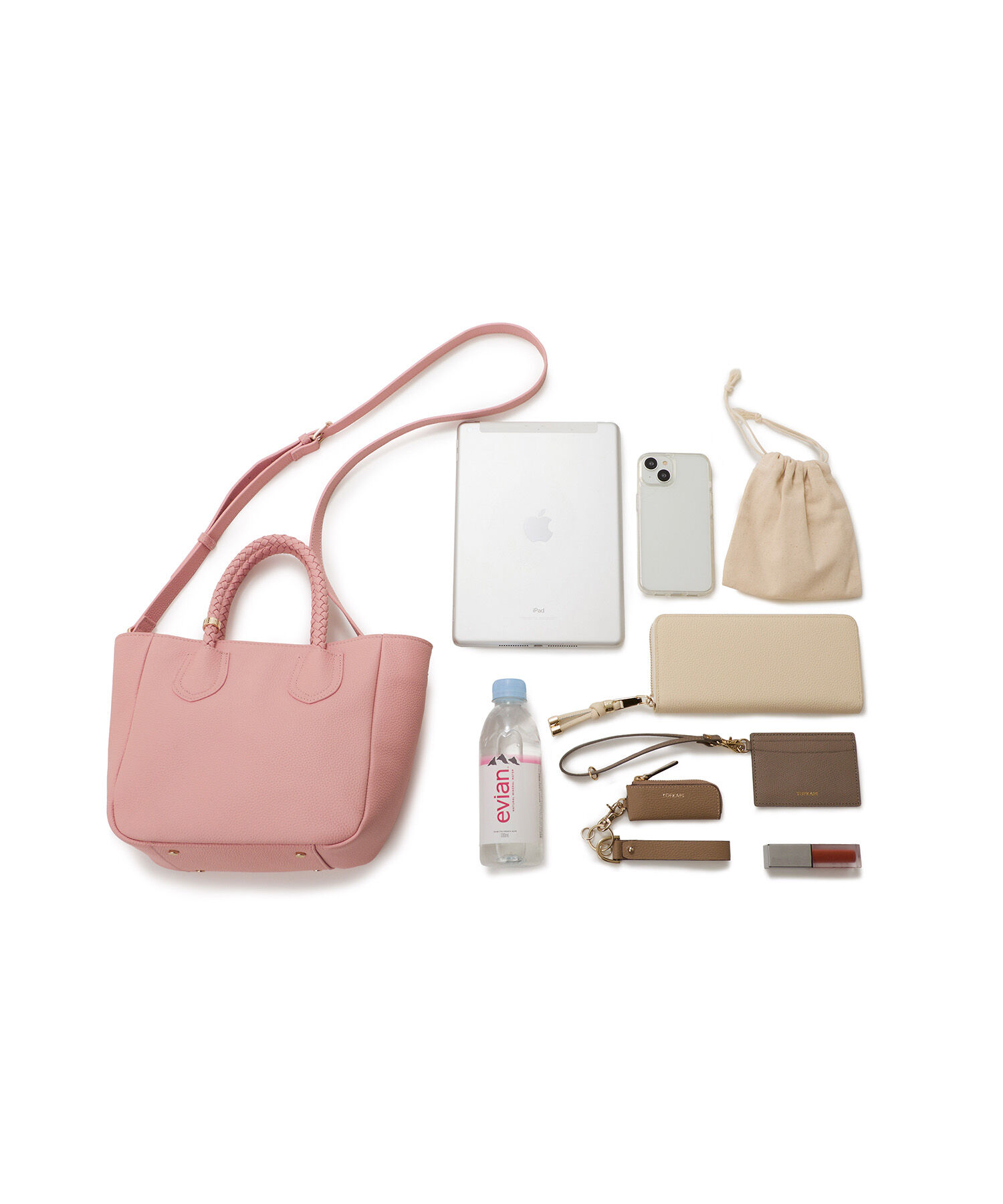 TOPKAPI TREASURE「【TREASURE TOPKAPI】シュリンクレザー メッシュハンドル ショルダー付き ミニ トート バッグ」|トートバッグ|