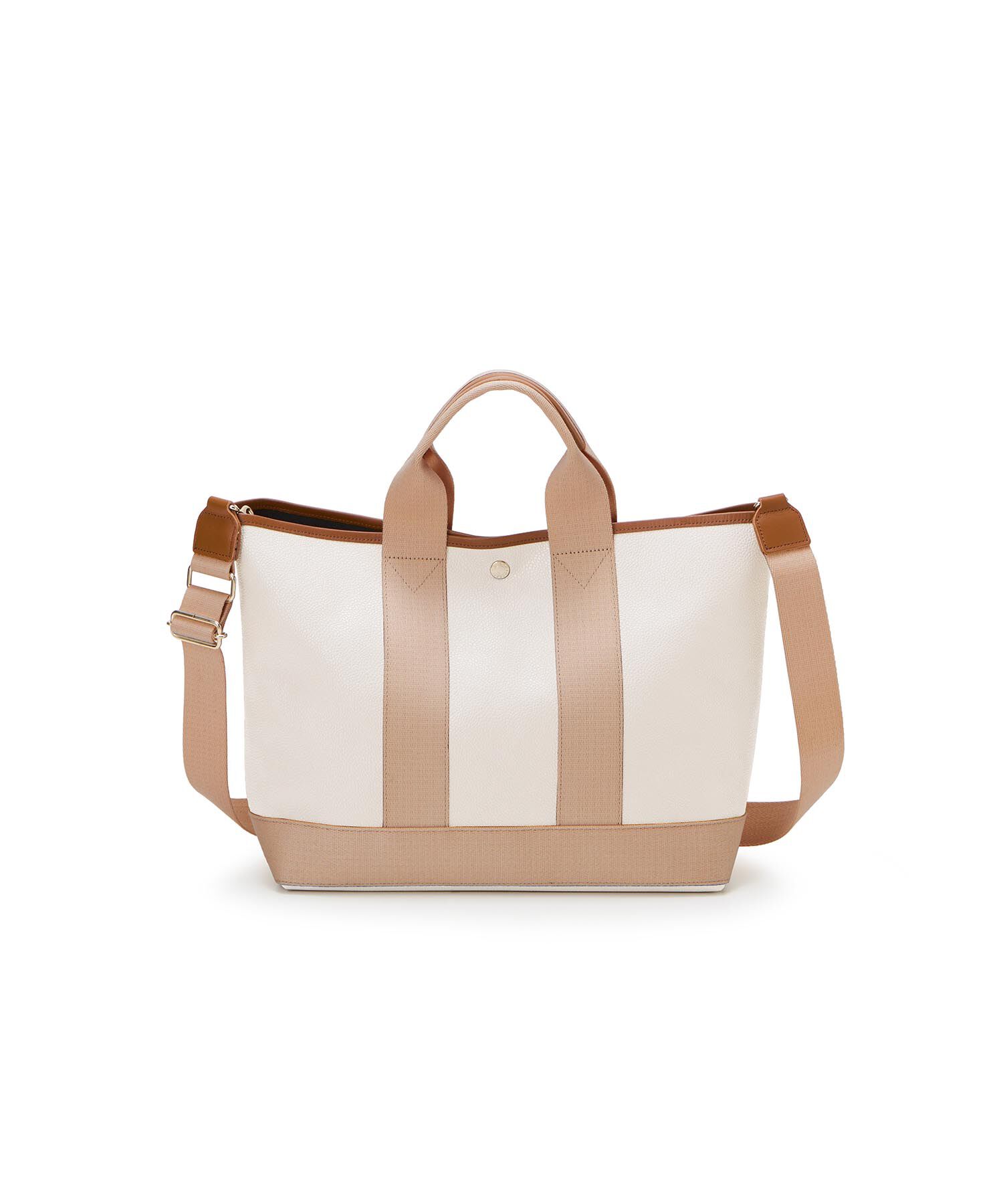 TOPKAPI BREATH「【Breath TOPKAPI】SCOTCH GRAIN スコッチグレイン ショルダー付き A4 トート バッグ」|トートバッグ|