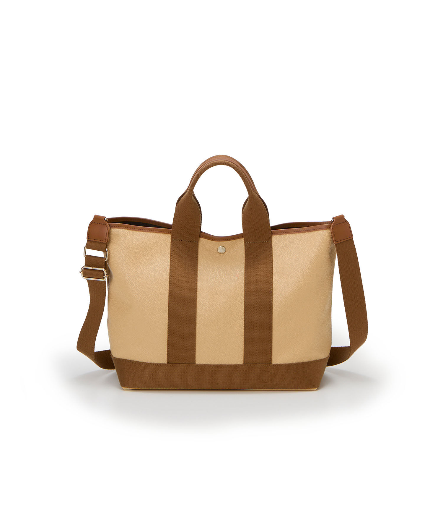 TOPKAPI BREATH「【Breath TOPKAPI】SCOTCH GRAIN スコッチグレイン ショルダー付き A4 トート バッグ」|トートバッグ|イエロー