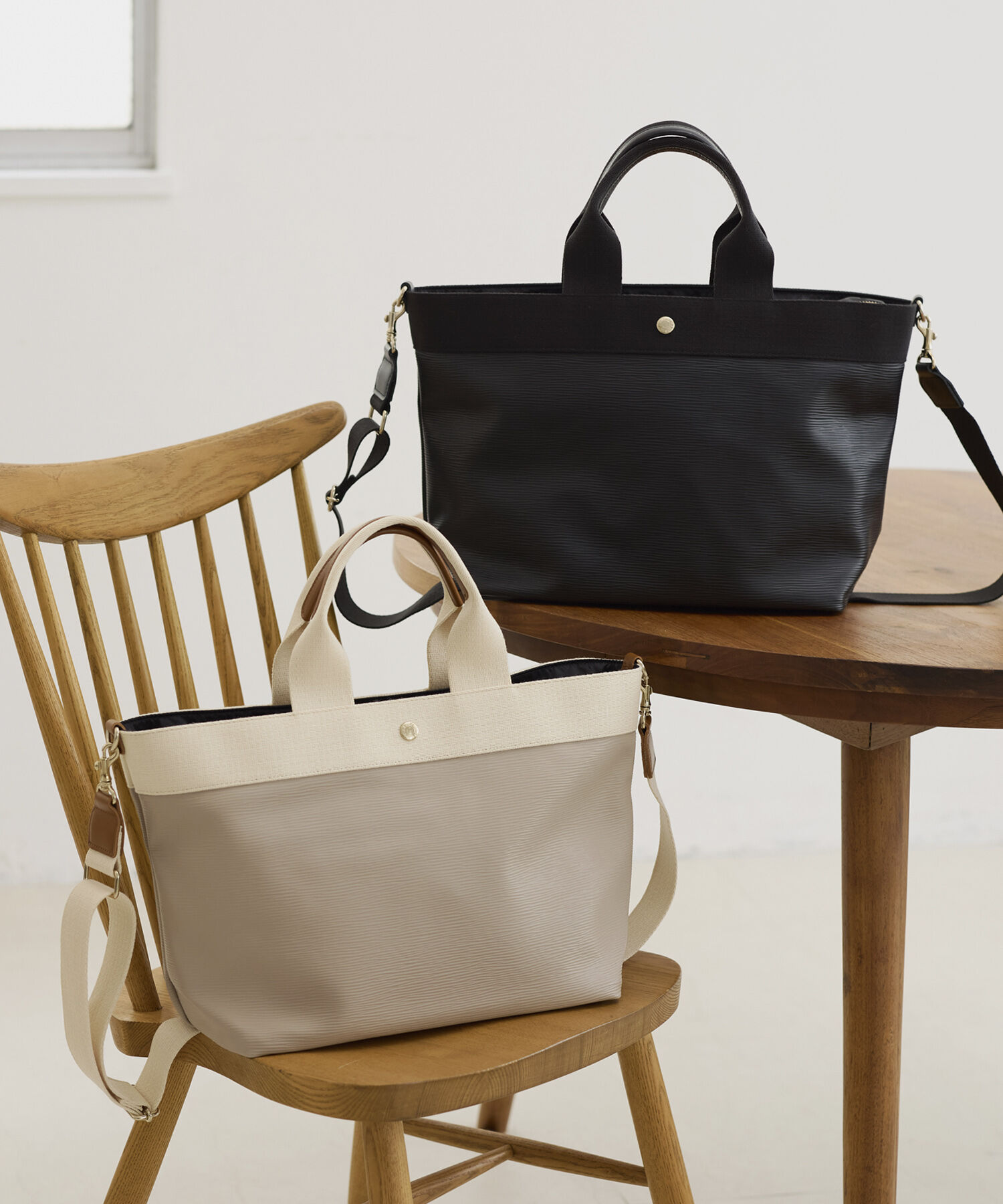 TOPKAPI BREATH「【人気色が限定復活！】【Breath TOPKAPI】RIPPLE リプル A4 トート バッグ L（ショルダー付き）」|ハンドバッグ|