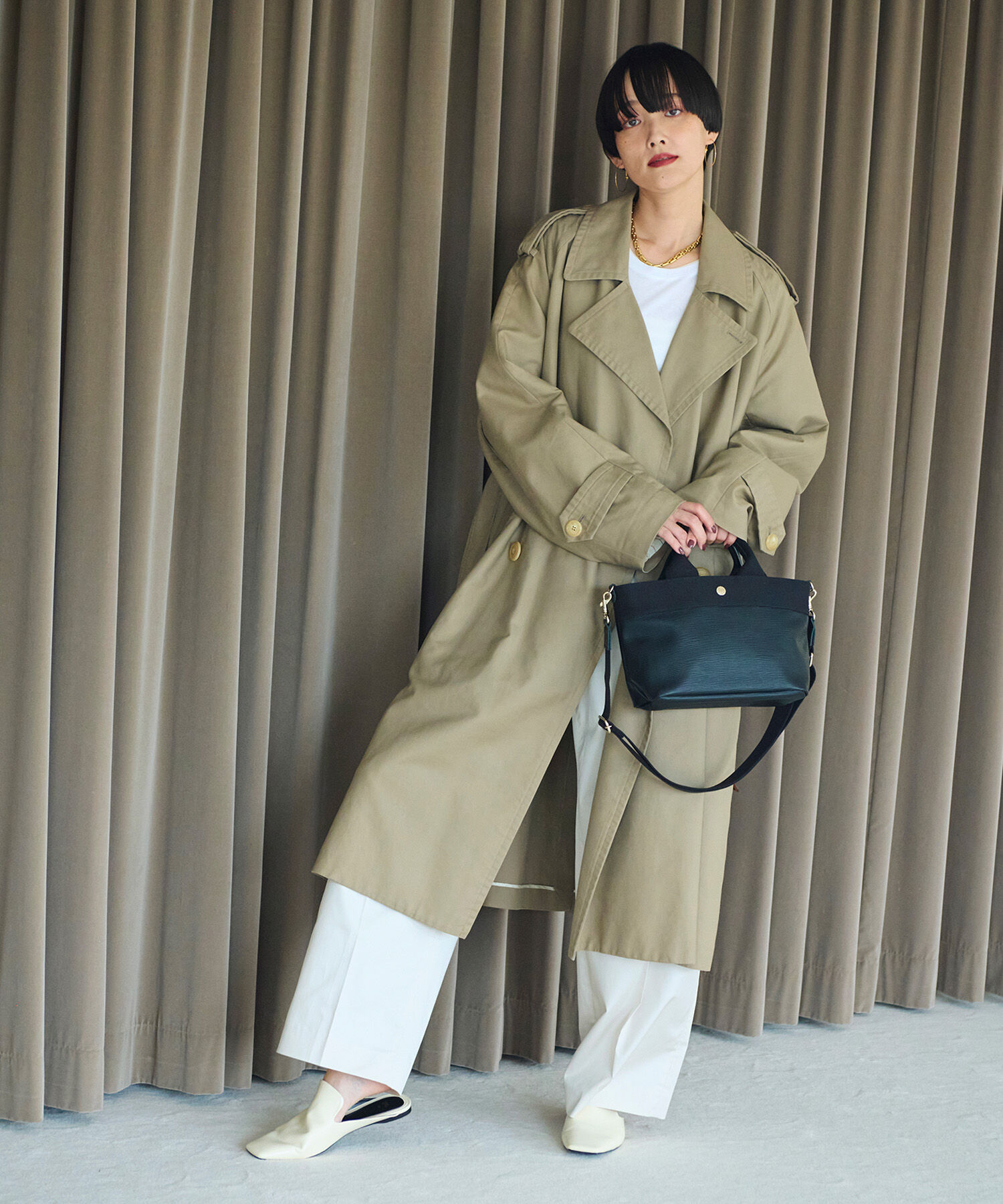 TOPKAPI BREATH「【Breath TOPKAPI】RIPPLE リプル ショルダー付き 2way トート バッグ S 撥水」|トートバッグ|