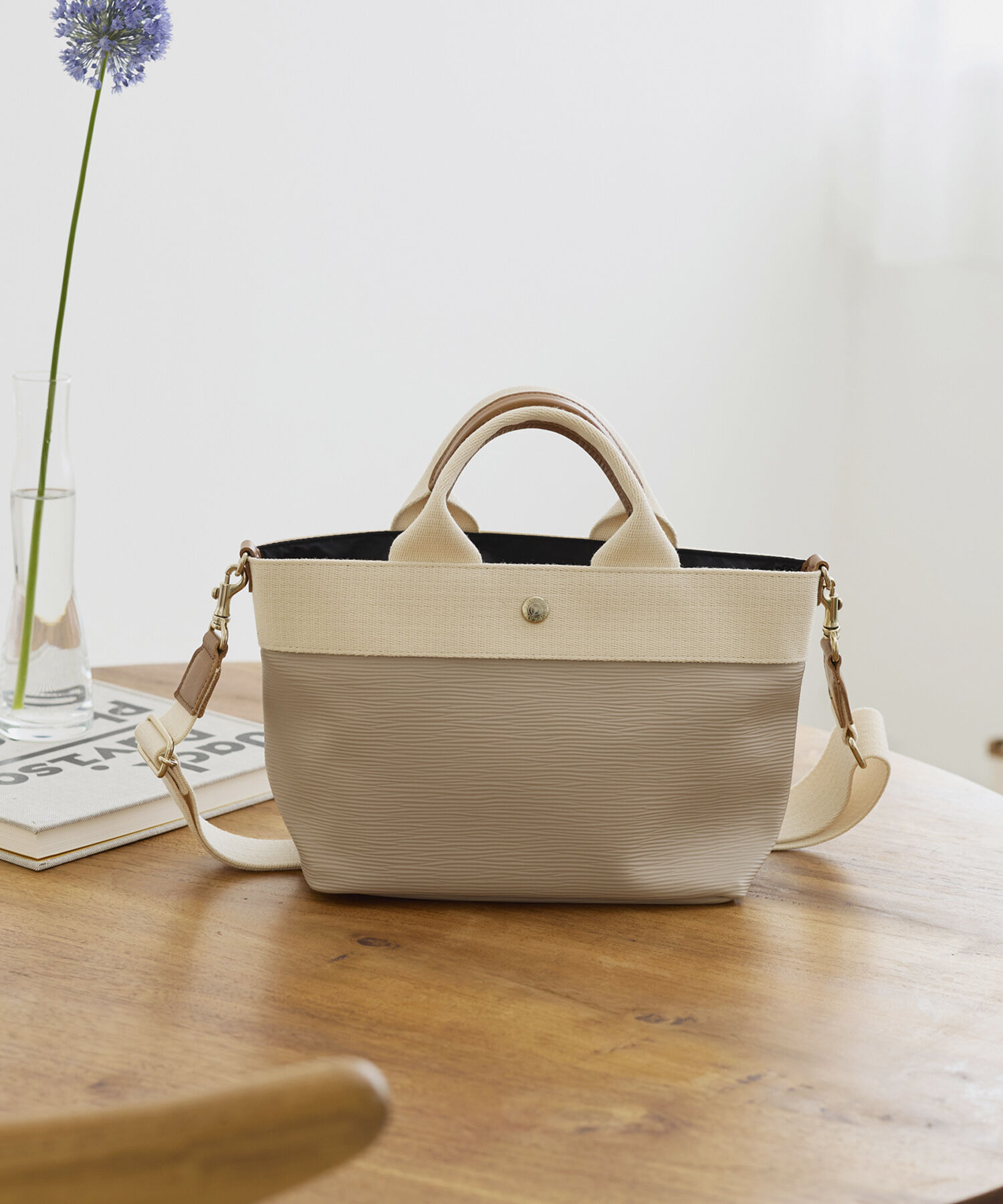 TOPKAPI BREATH「【Breath TOPKAPI】RIPPLE リプル ショルダー付き 2way トート バッグ S 撥水」|トートバッグ|