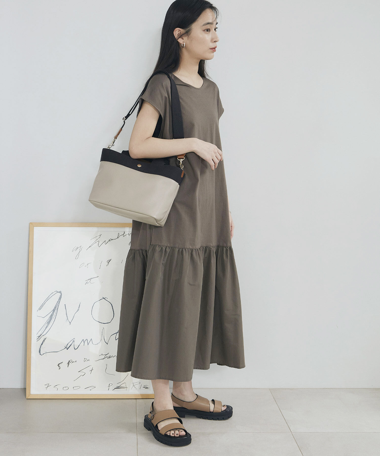 TOPKAPI BREATH「【Breath TOPKAPI】RIPPLE リプル ショルダー付き 2way トート バッグ S 撥水」|トートバッグ|