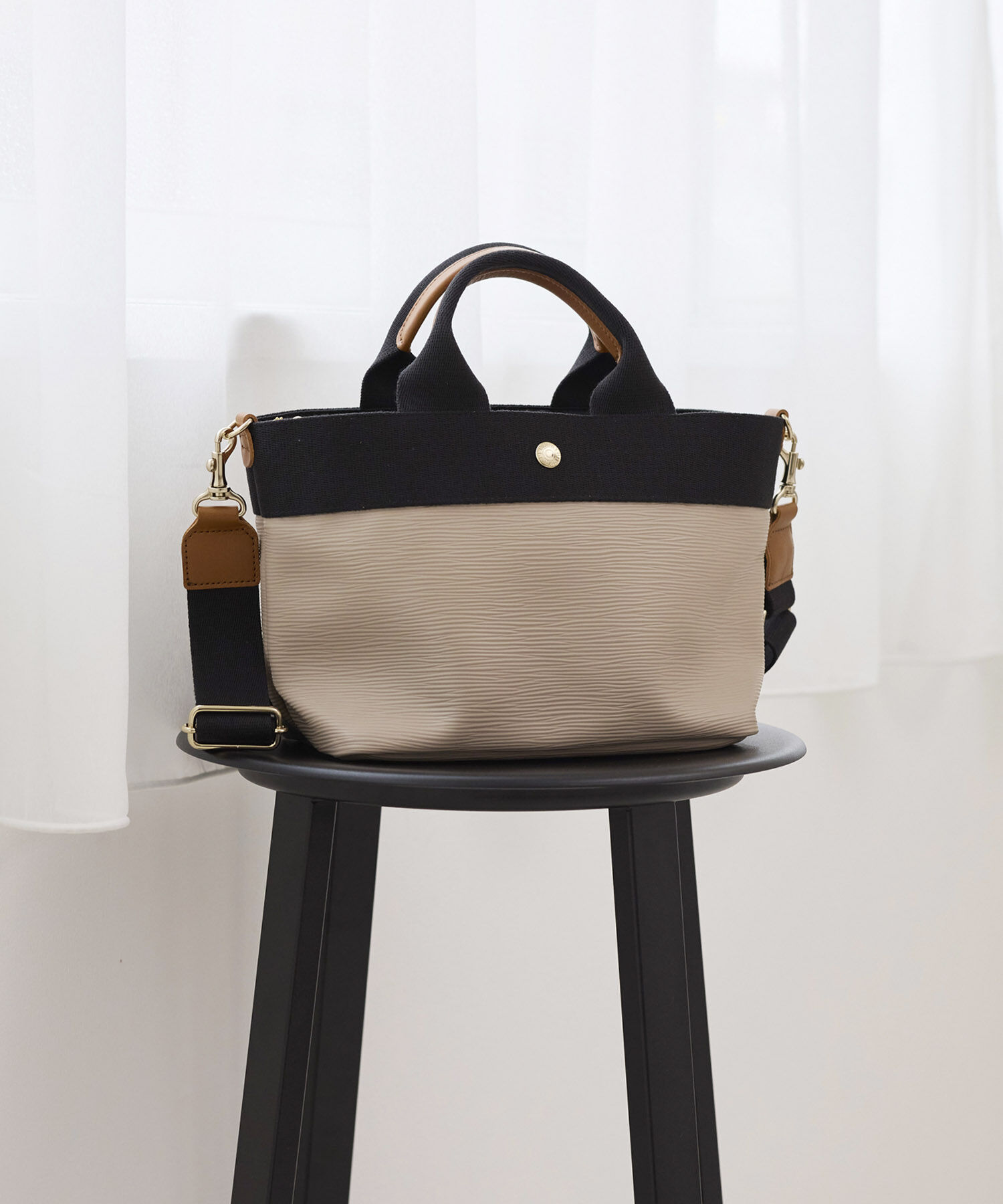 TOPKAPI BREATH「【Breath TOPKAPI】RIPPLE リプル ショルダー付き 2way トート バッグ S 撥水」|トートバッグ|