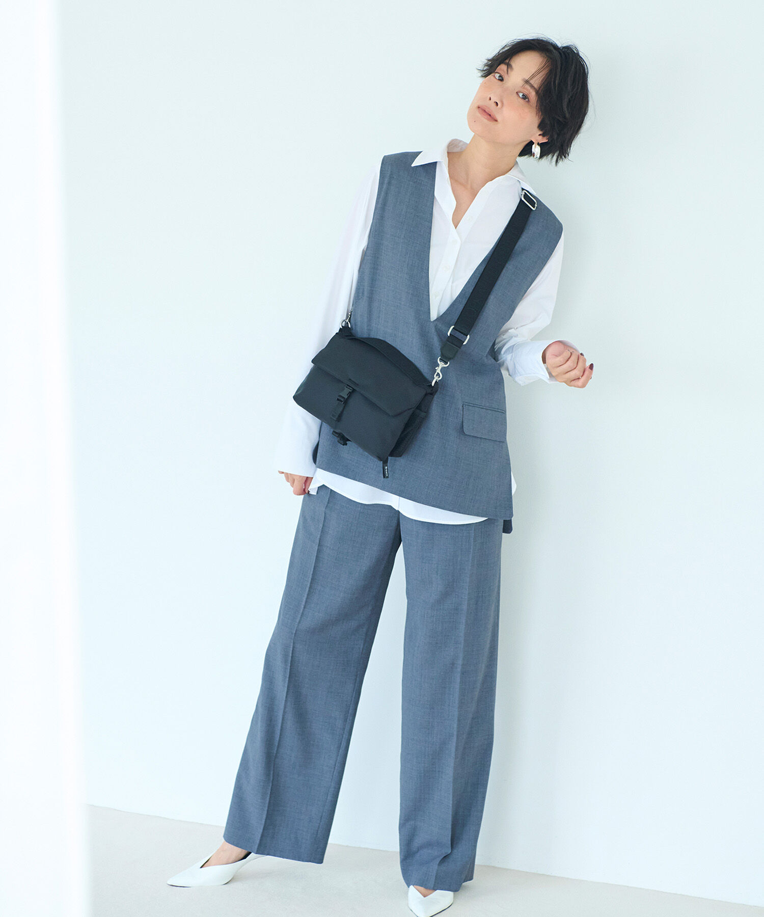 TOPKAPI BREATH「【Breath TOPKAPI】Freely フリーリー ナイロン ロゴテープ ショルダーバッグ / サコッシュ」|ショルダー・メッセンジャー|