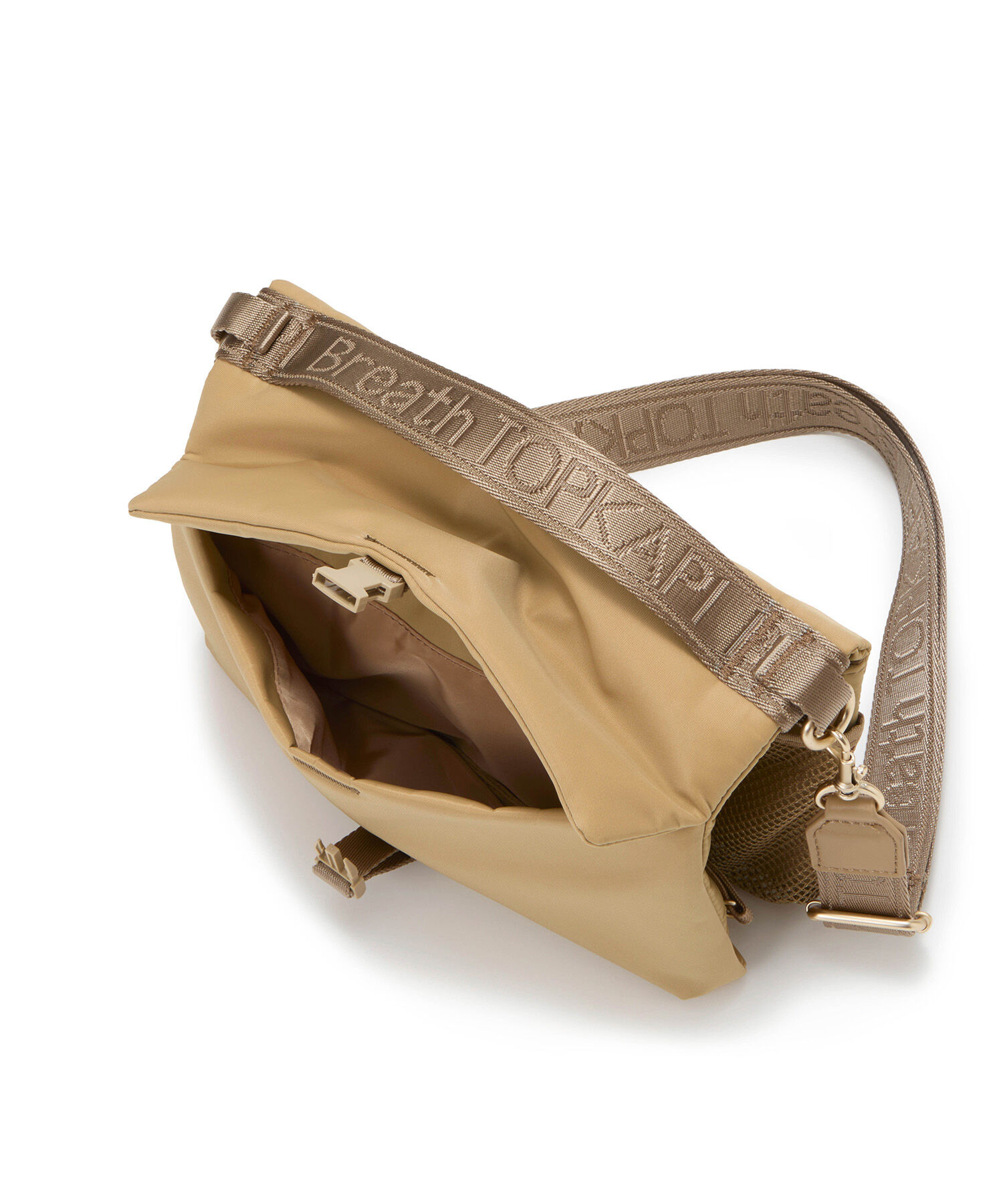 TOPKAPI BREATH「【Breath TOPKAPI】Freely フリーリー ナイロン ロゴテープ ショルダーバッグ / サコッシュ」|ショルダー・メッセンジャー|